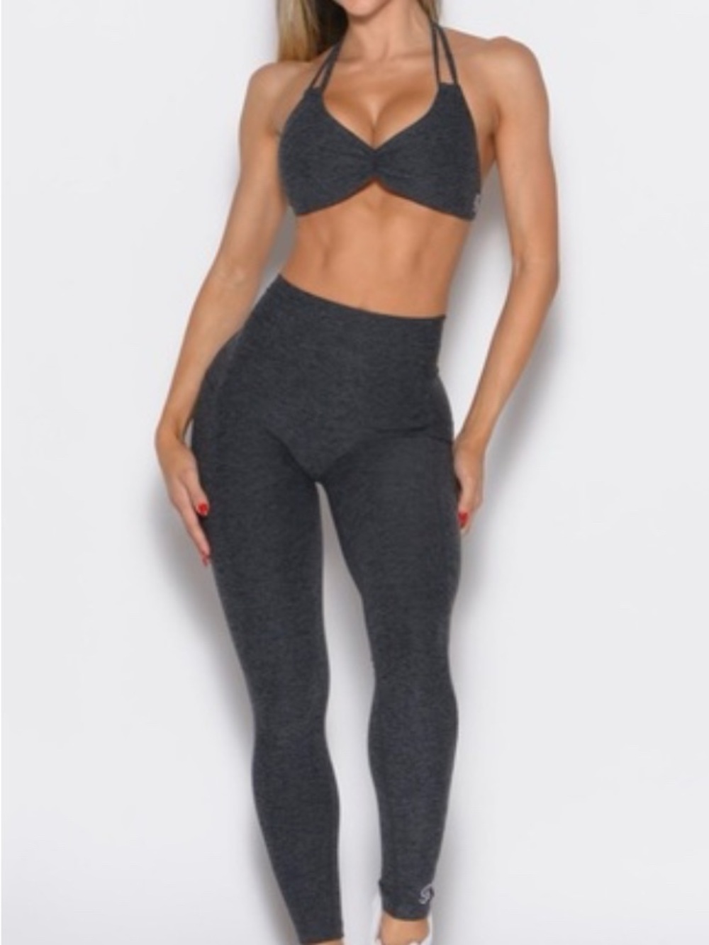 Bombshell Sportswear Charcoal Grey Leggings